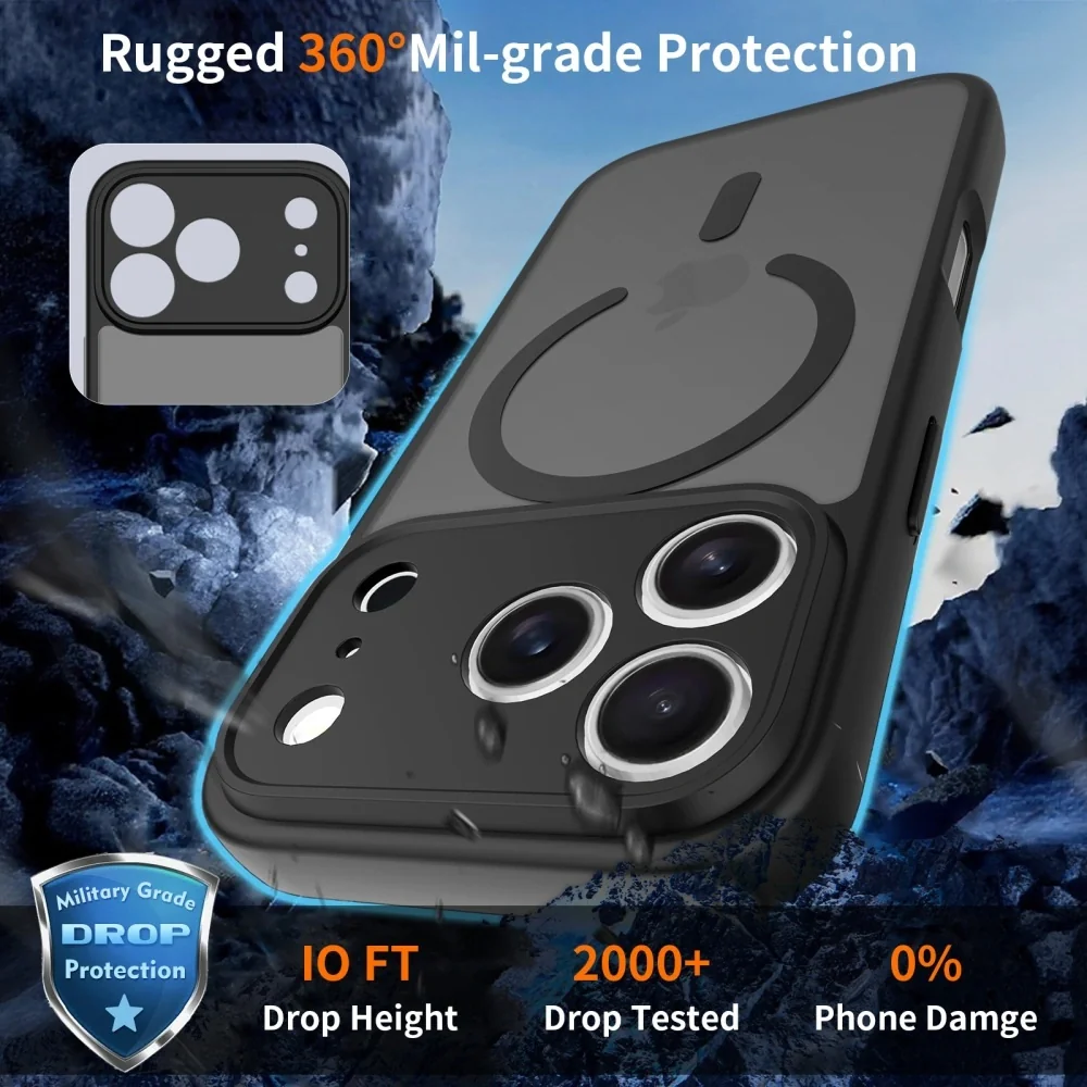 Tech-Protect BasicMag MagSafe kryt na iPhone 17 Pro, čierny 