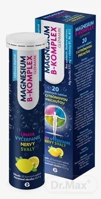 GLENMARK MAGNESIUM B-KOMPLEX 1×20 ks, výživový doplnok