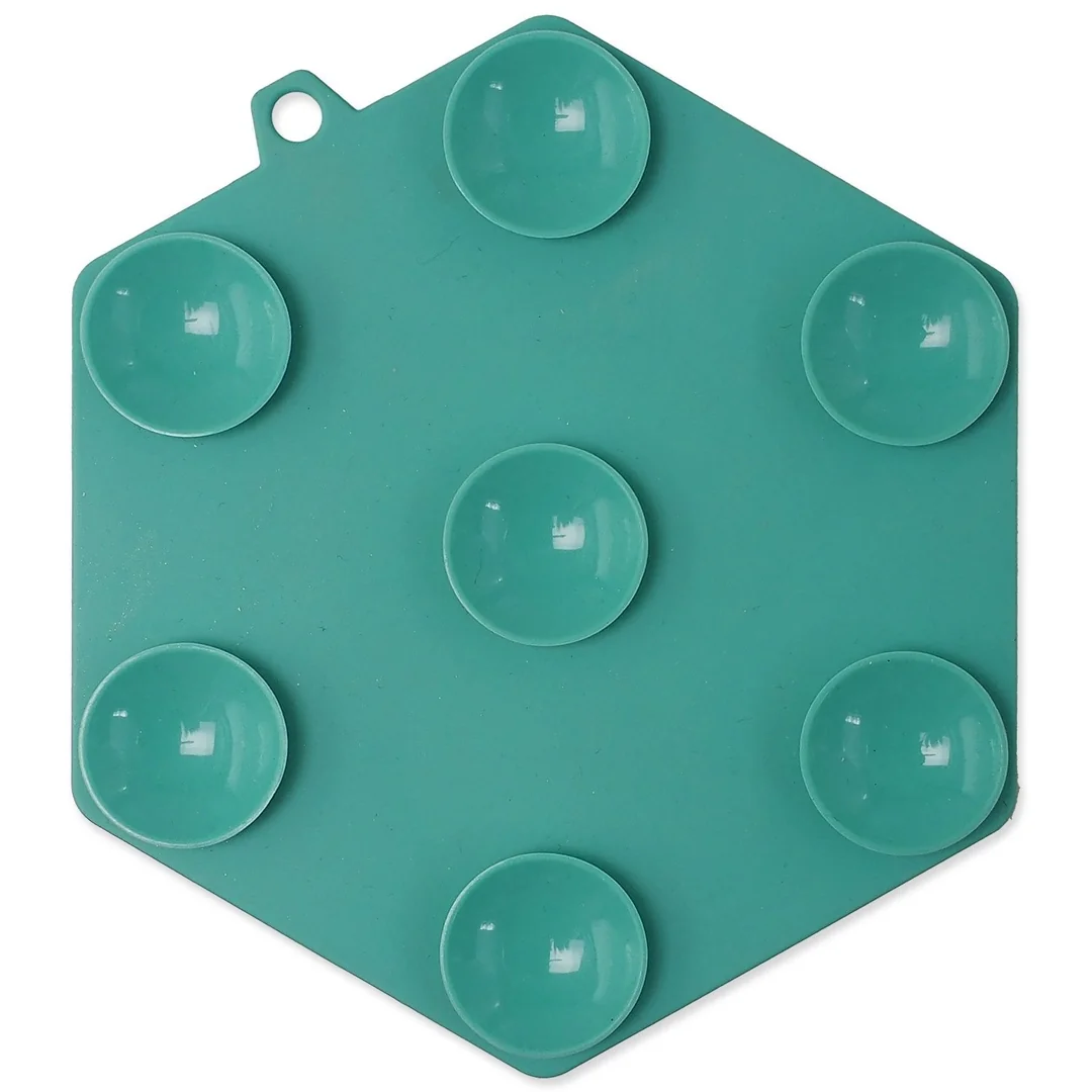 Podložka lízacia Epic Pet Lick&Snack hexagon svetlo zelený 17x15cm
