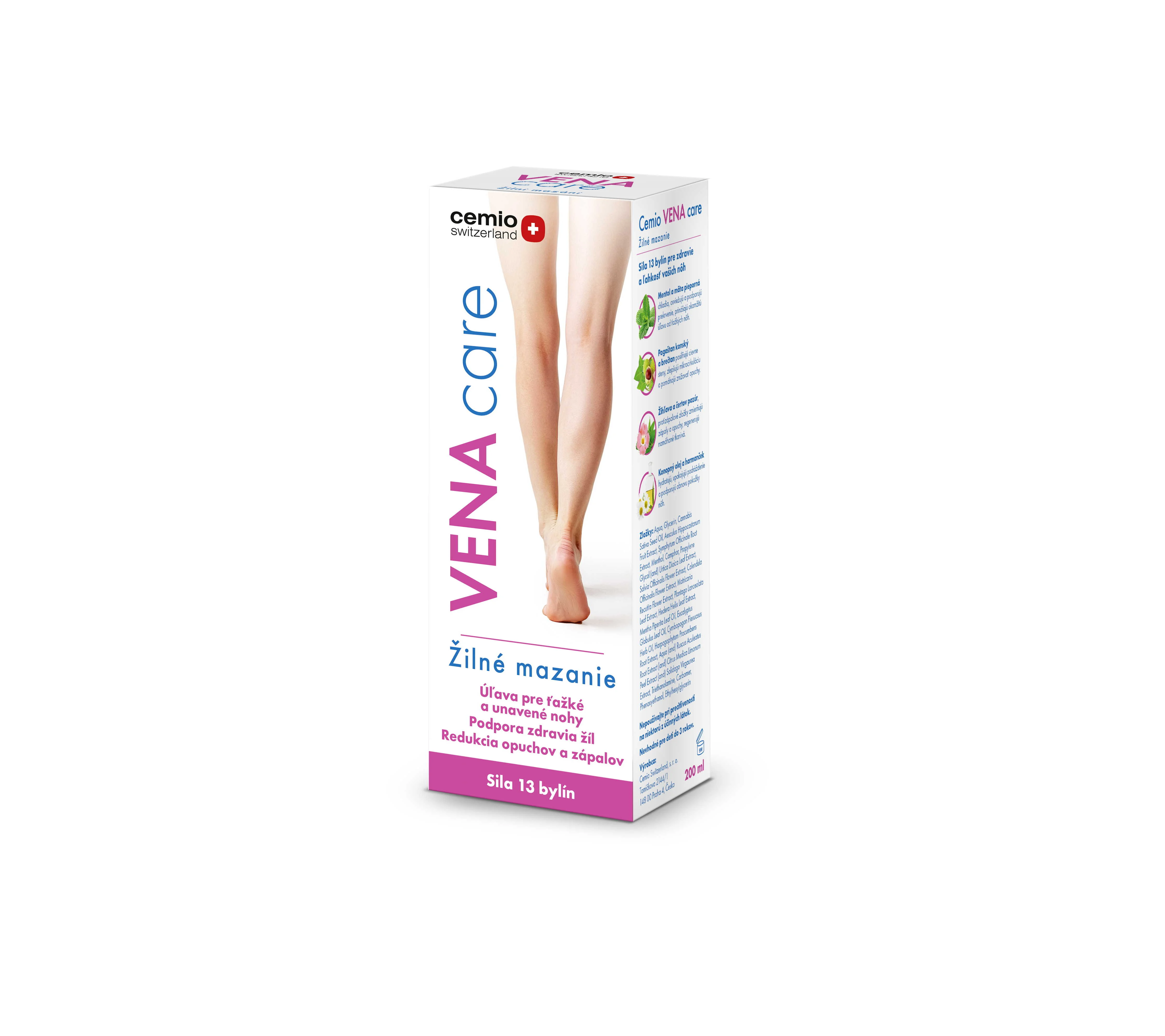 Cemio VENA care, žilné mazanie 200 ml