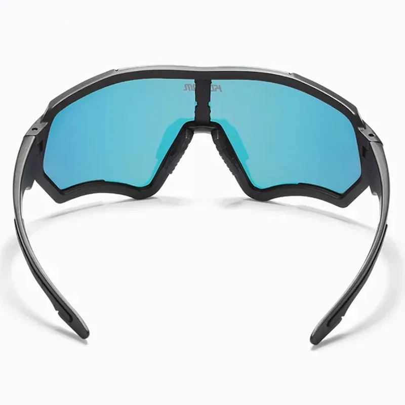 KDEAM Collins 03 cyklistické okuliare, Black / Blue Green