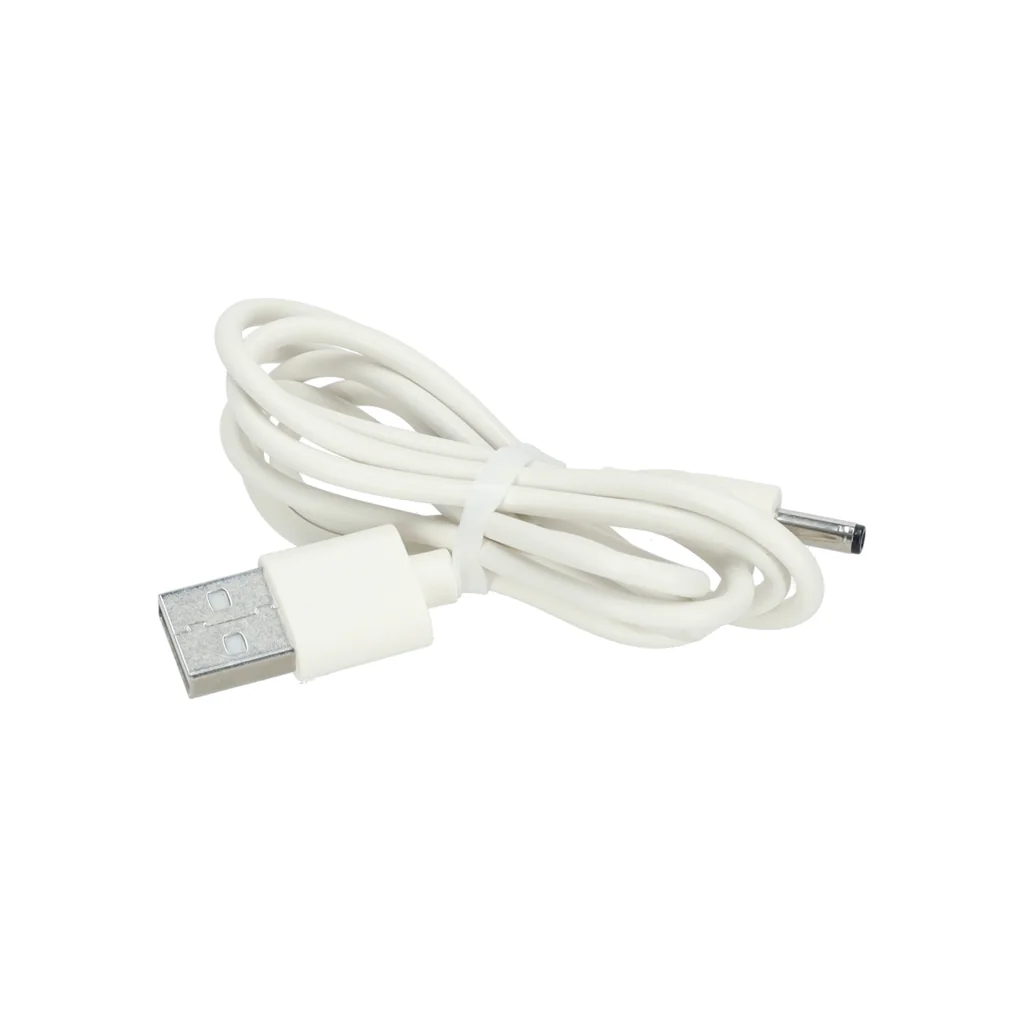 Detská silikónová nočná lampa – biela ležiaca mačka, USB nabíjanie