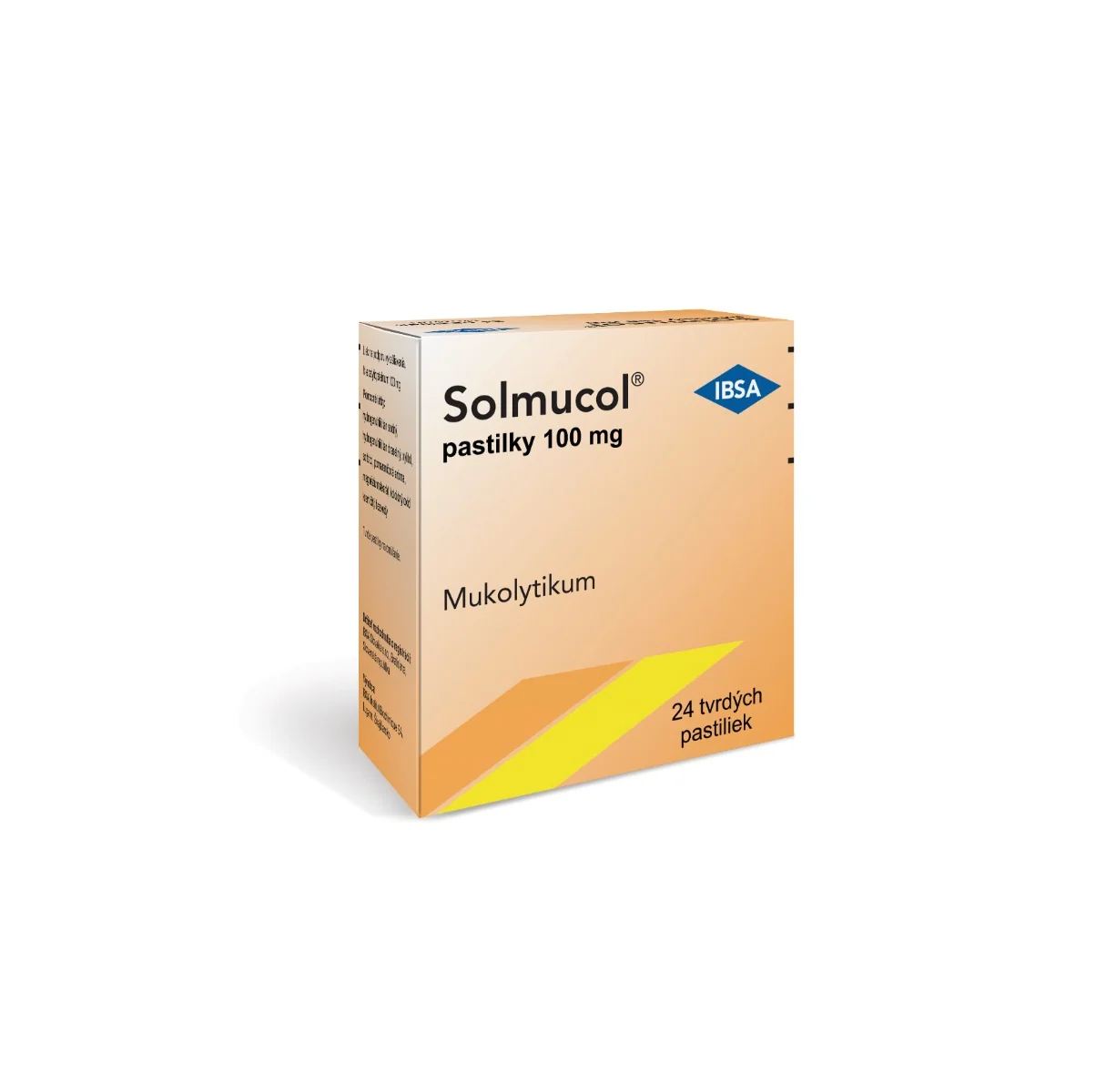 Solmucol pastilky 100 mg 1×24 ks, liek