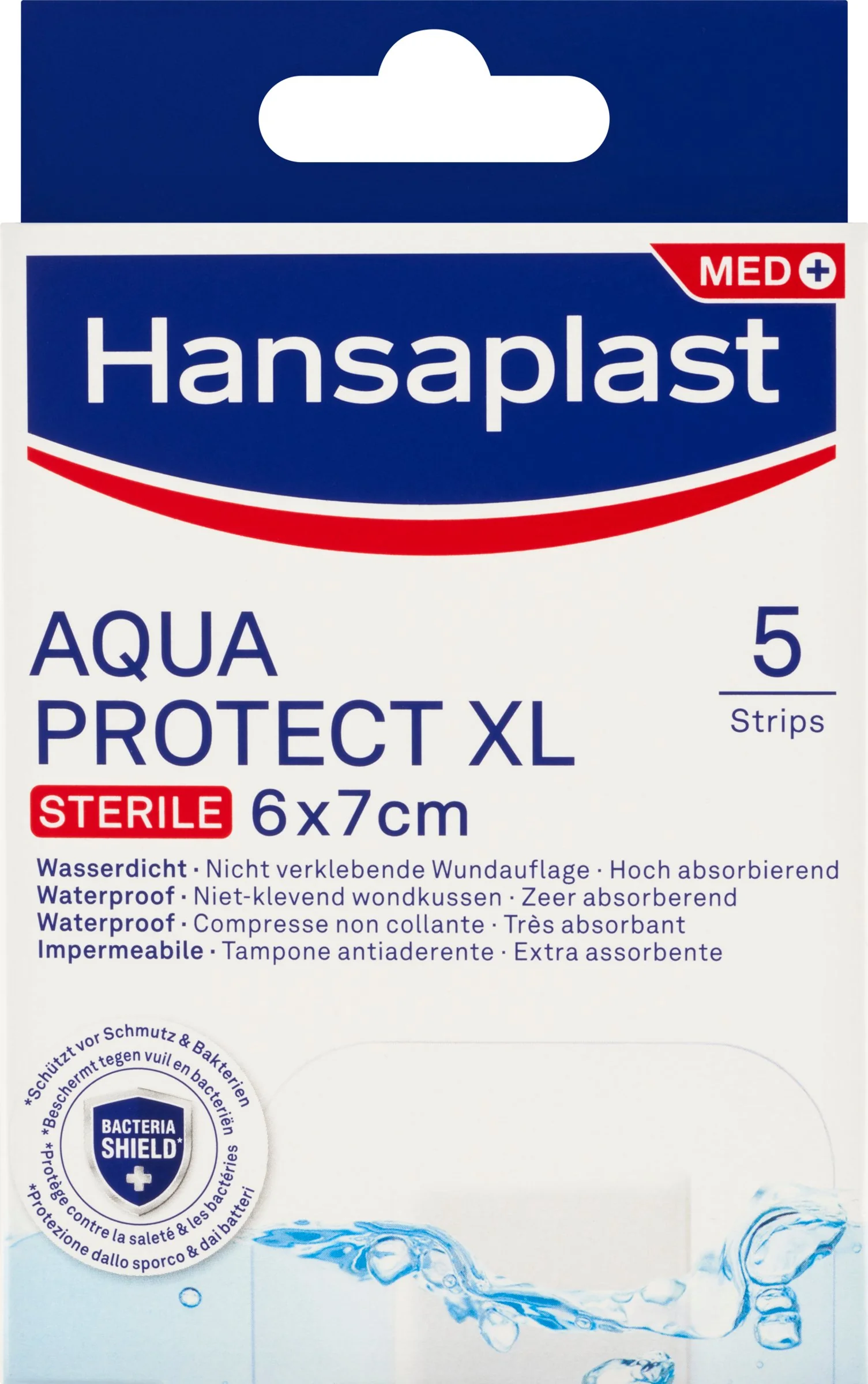 Hansaplast Aquaprotect XL náplast 1×5 ks, náplasti