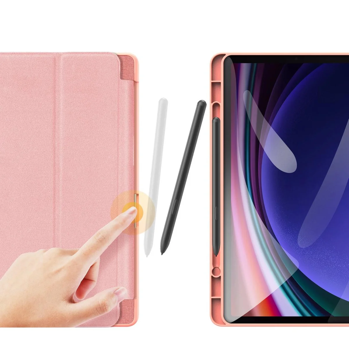 Dux Ducis Domo puzdro na Samsung Galaxy Tab S9 FE ružové