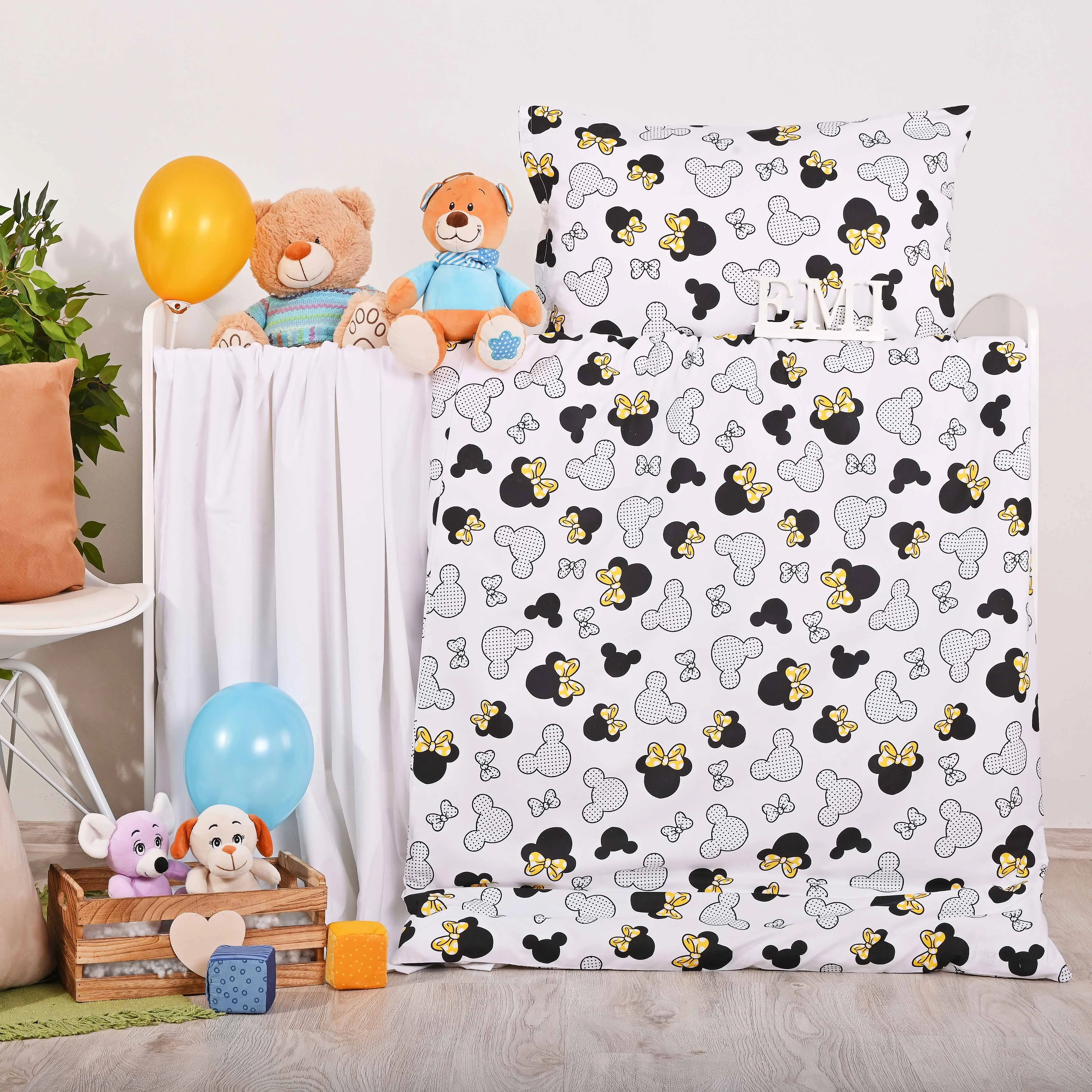 Obliečky detské Mouse EMI Detský set 90x130 + 45x65