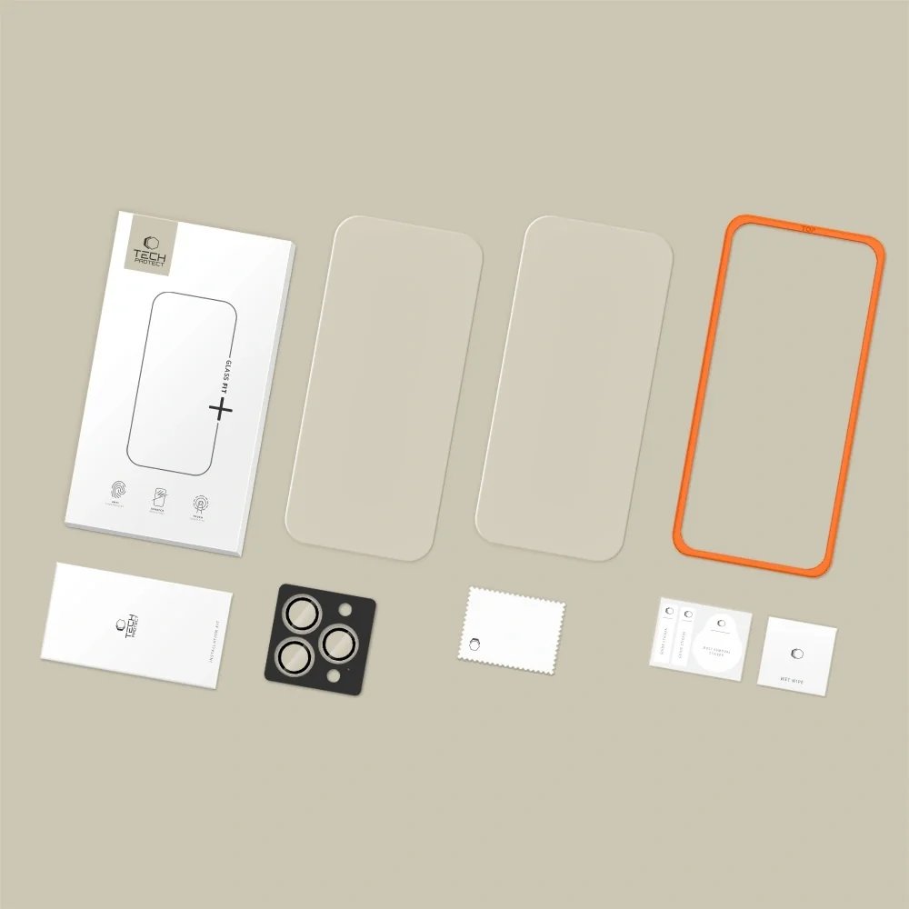Tech-Protect Easy Set 3x ochranné sklo na iPhone 16 Pro Max / 17 Pro Max ax