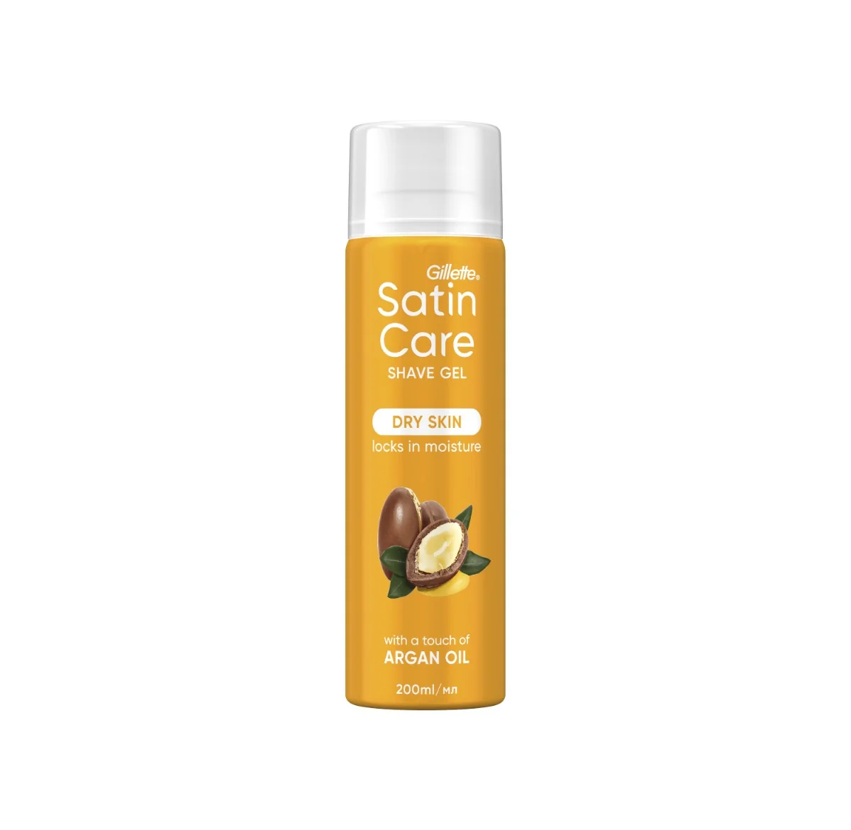 Gillette Satin Care gél na holenie, s arganovým olejom 200 ml 200 ml