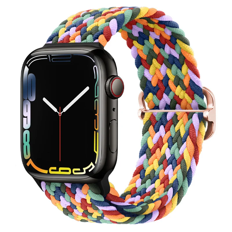 BStrap Elastic Nylon remienok na Apple Watch 38/40/41mm colorful