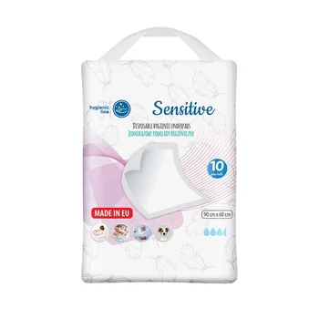 Jednorazové hygienické podložky Akuku Sensitive 10 ks , 20C47286