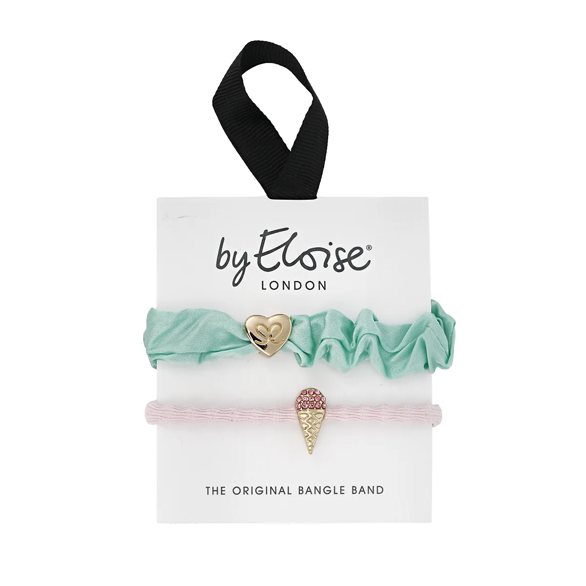 By Eloise London Mint & Strawberry Hair Ties Gift Set