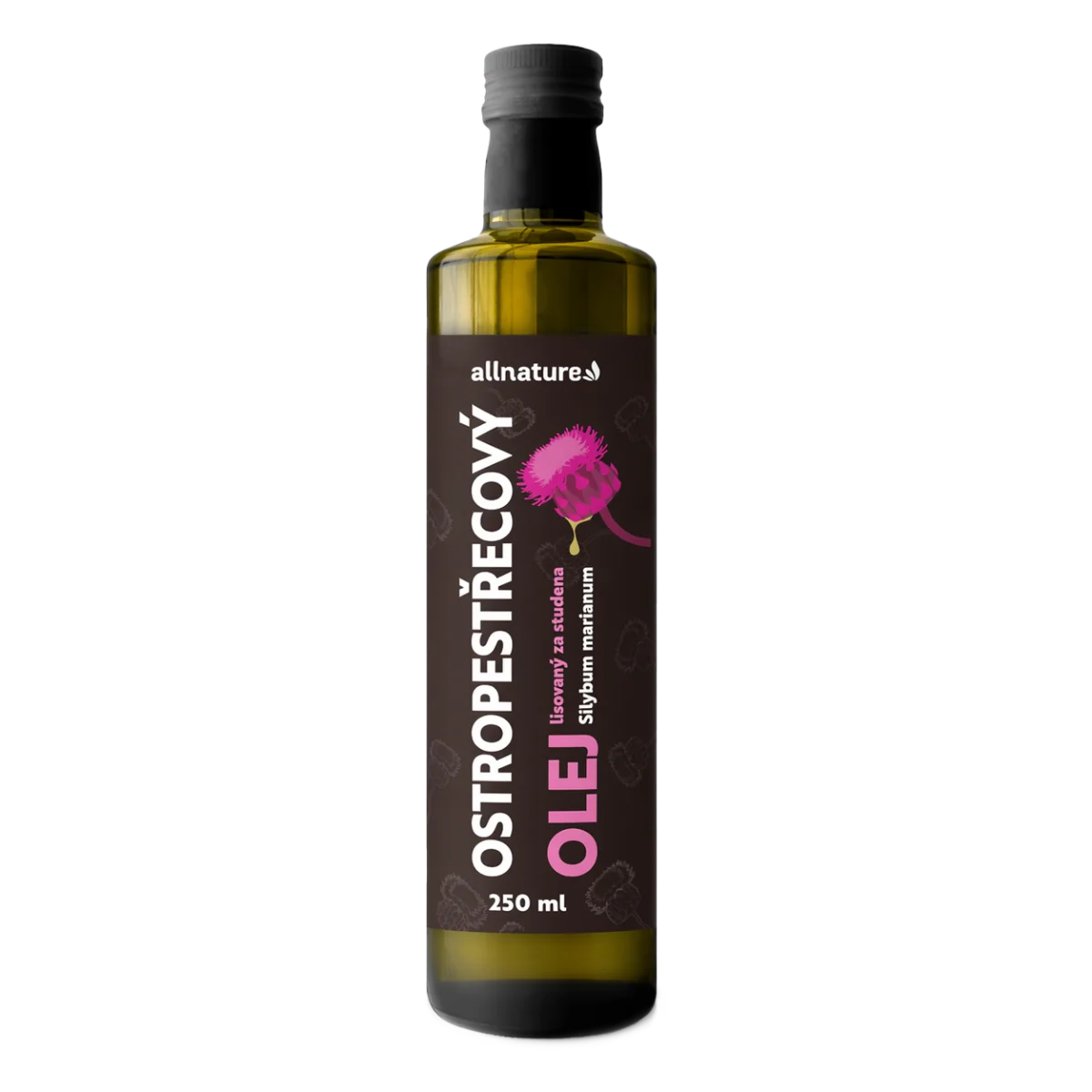 Allnature Ostropestrecovy Olej 1×250 ml, pestrecový olej