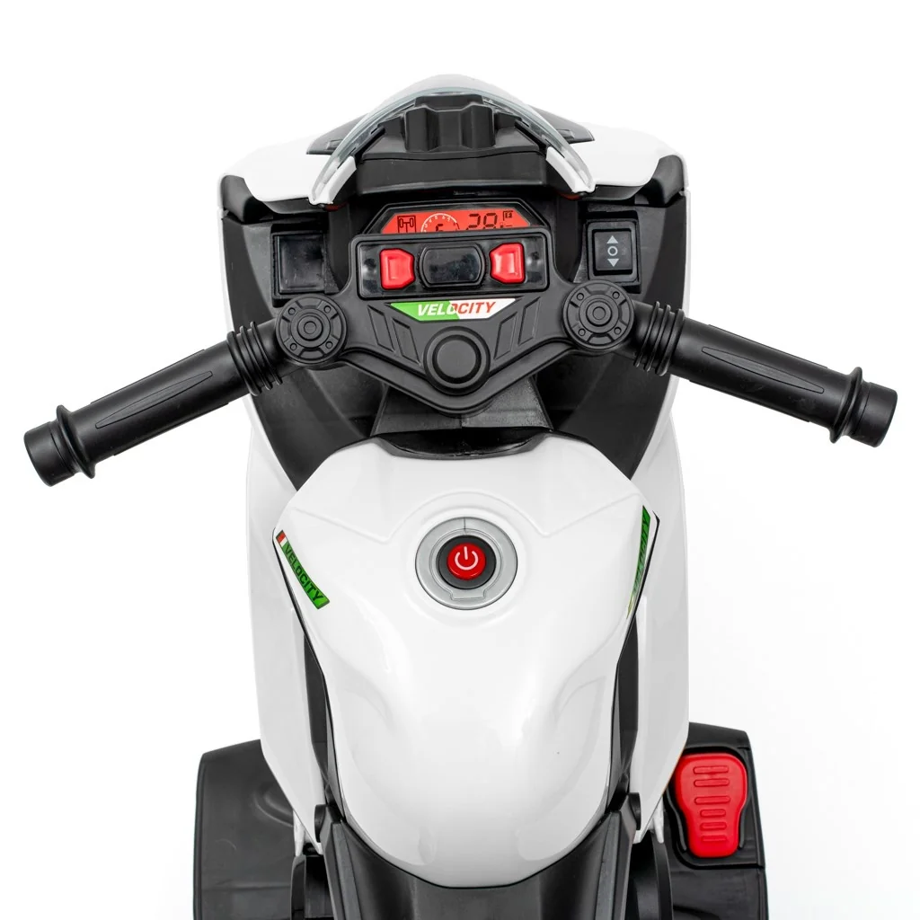 Detská elektrická motorka Baby Mix Supersport biela , 20C55774