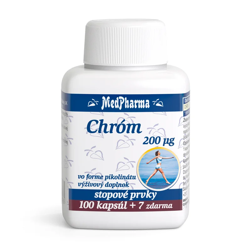 MedPharma CHRÓM 200 µg 1×107 cps, výživový doplnok