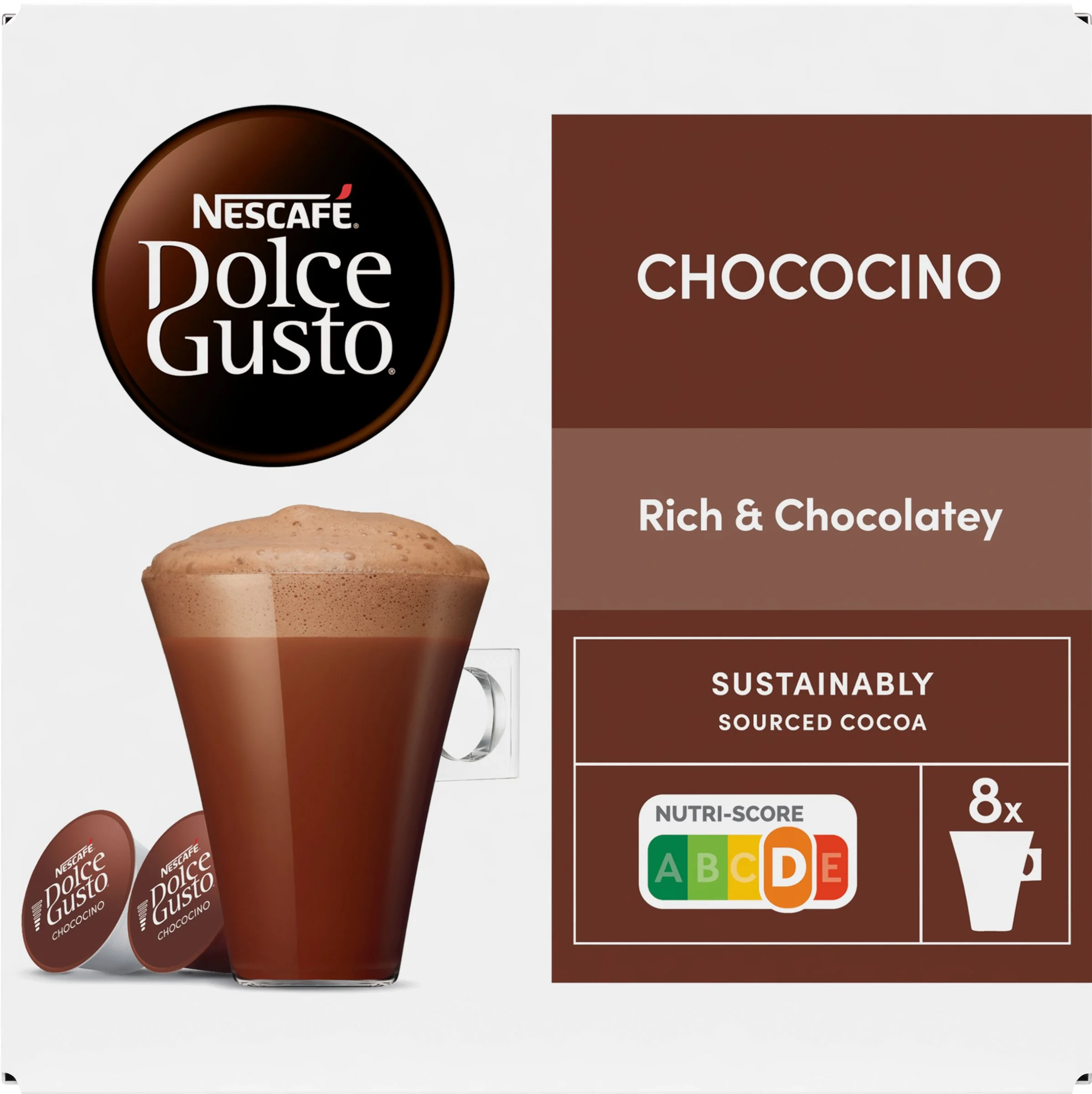 Nescafé Dolce Gusto Chococino 1×16 ks, kávové kapsuly