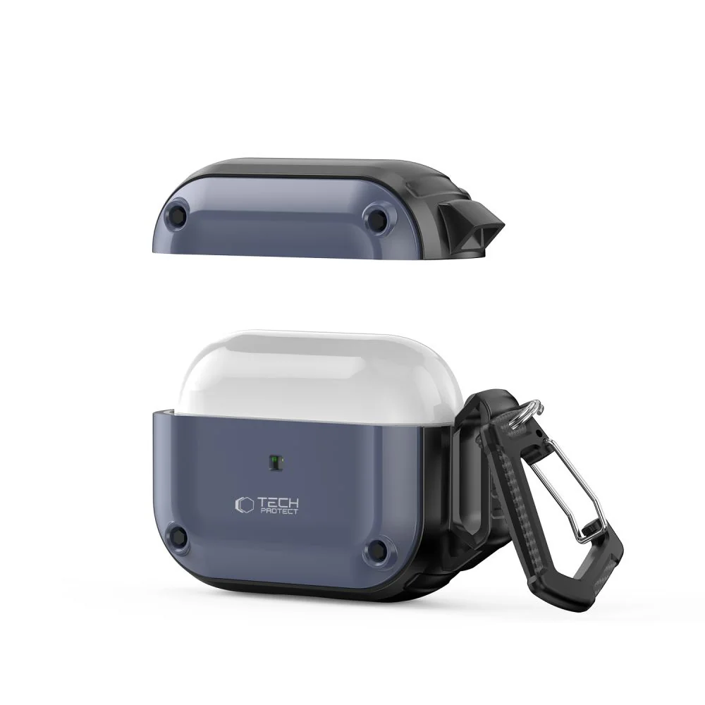 Tech-Protect Rough puzdro na Apple Airpods Pro 1 / 2, modré