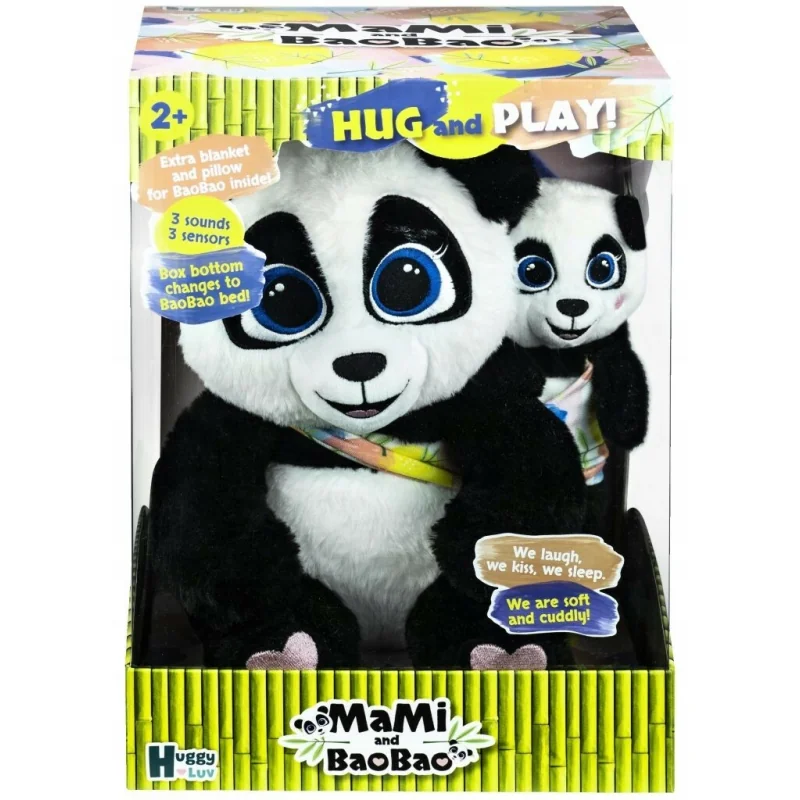Luppy Luv Interaktívna plyšová panda Mami & BaoBao – mamička a bábätko