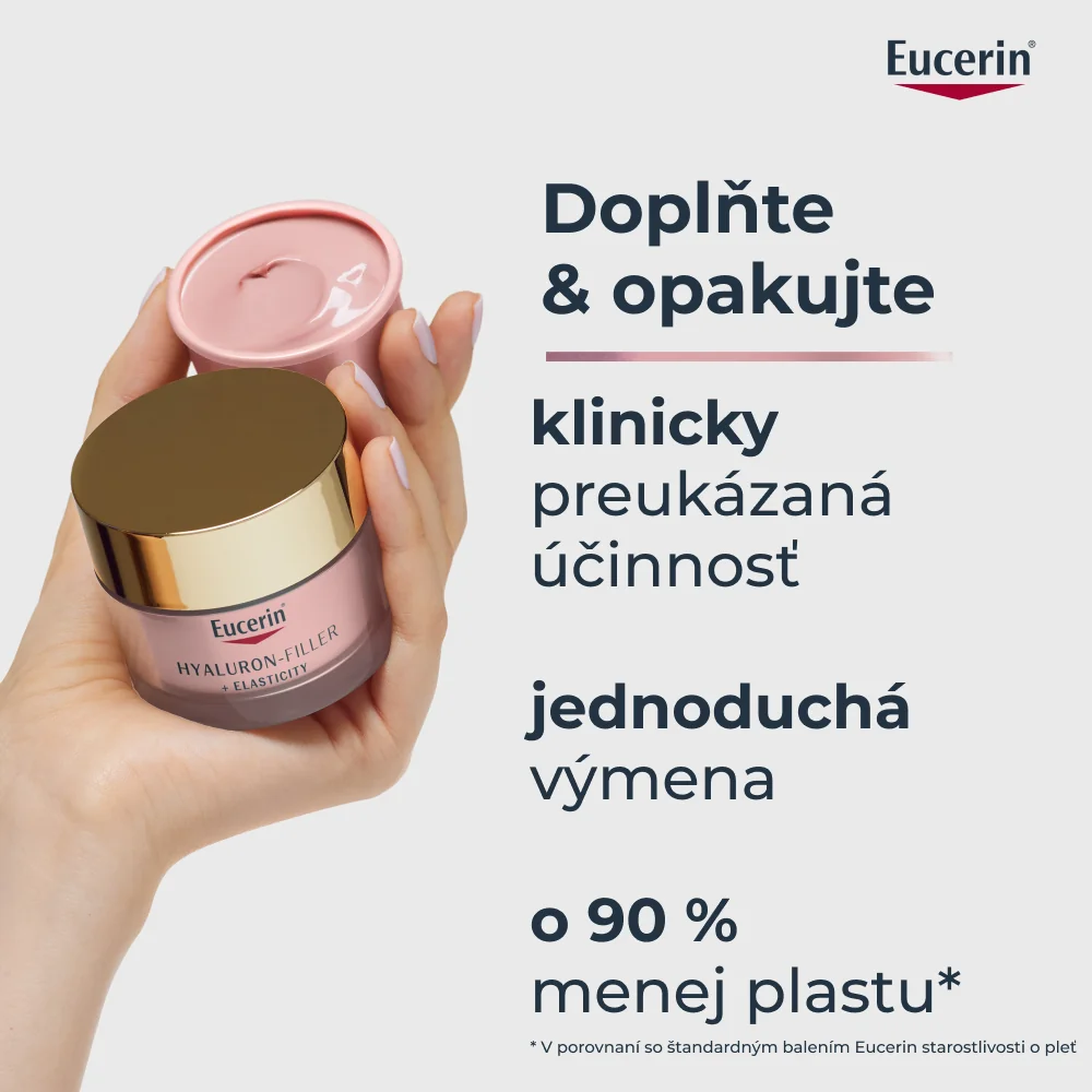 Eucerin HYALURON-FILLER + ELASTICITY Denný krém Rosé SPF 30 1×50 ml, denný krém