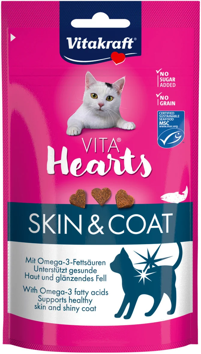 Vitakraft Vita Hearts Skin and Coat losos 40 g