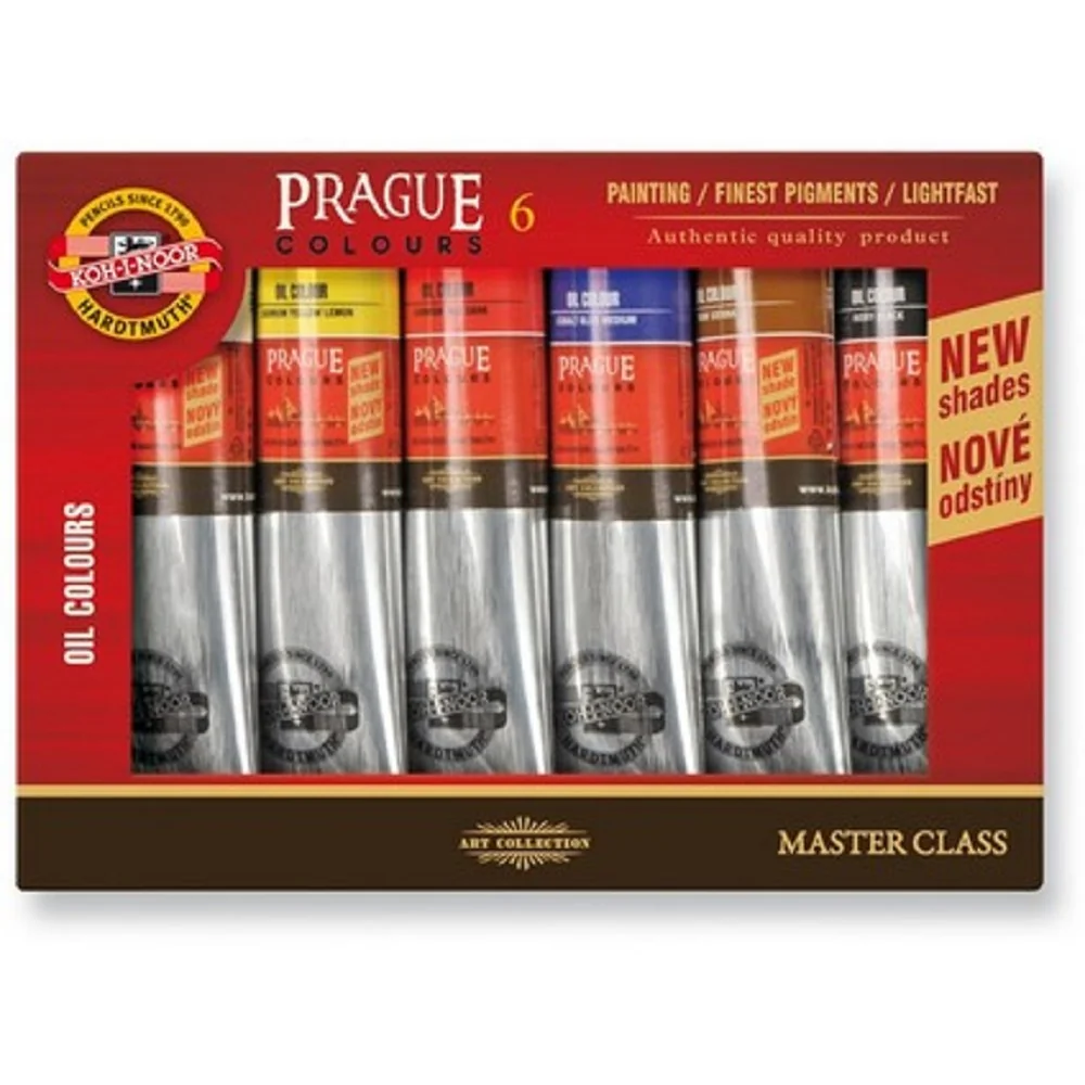 Súprava olejových farieb PRAHA 6 × 40 ml