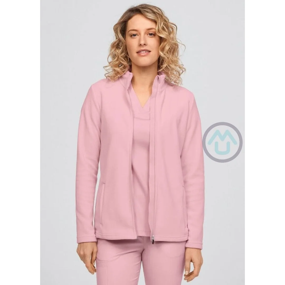 Dámska ružová mikina FLEECE M