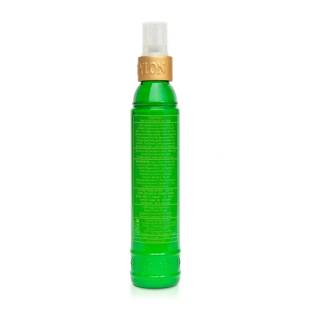 Osviežujúca hmla na nohy Green Mint 100 ml, zelená mäta