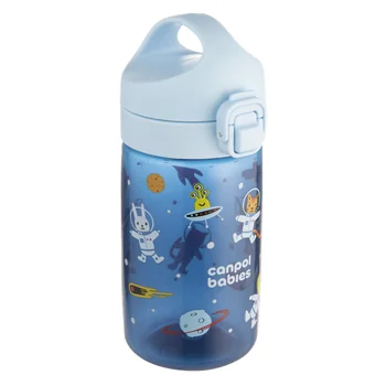 Canpol babies Fľaša pre deti Junior 400ml modrá 1 ks