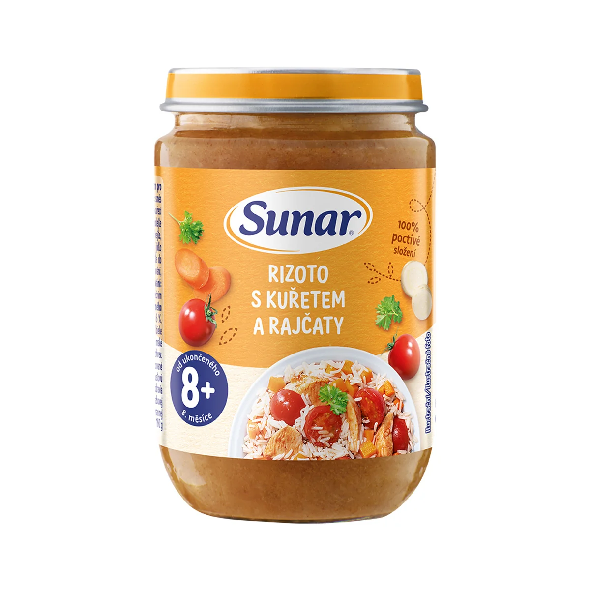 Sunar rizoto s kuraťom a paradajkami 190 g