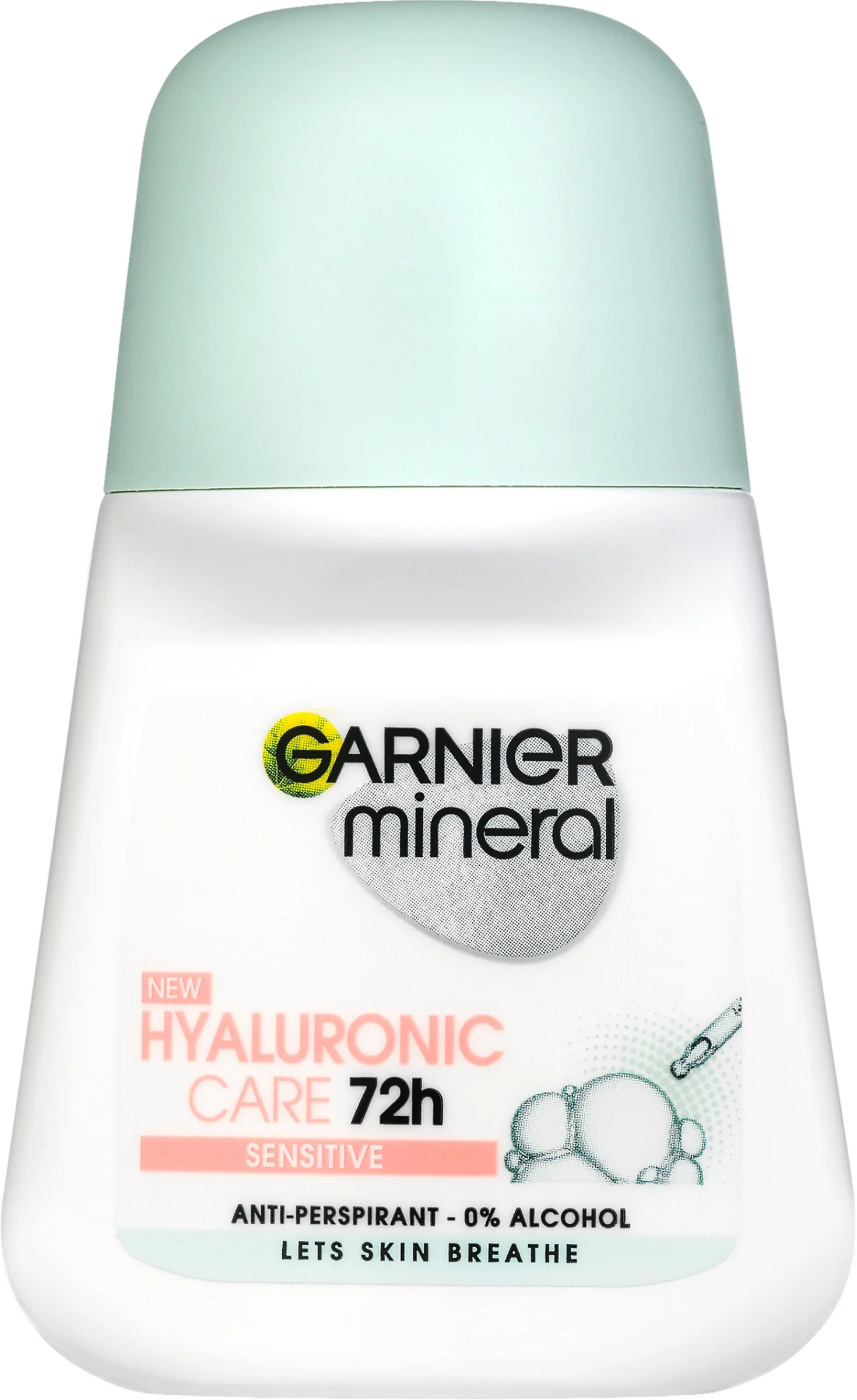 Garnier Mineral Hyaluronic uc antiperspirant 1×50 ml, guľôčkový antiperspirant