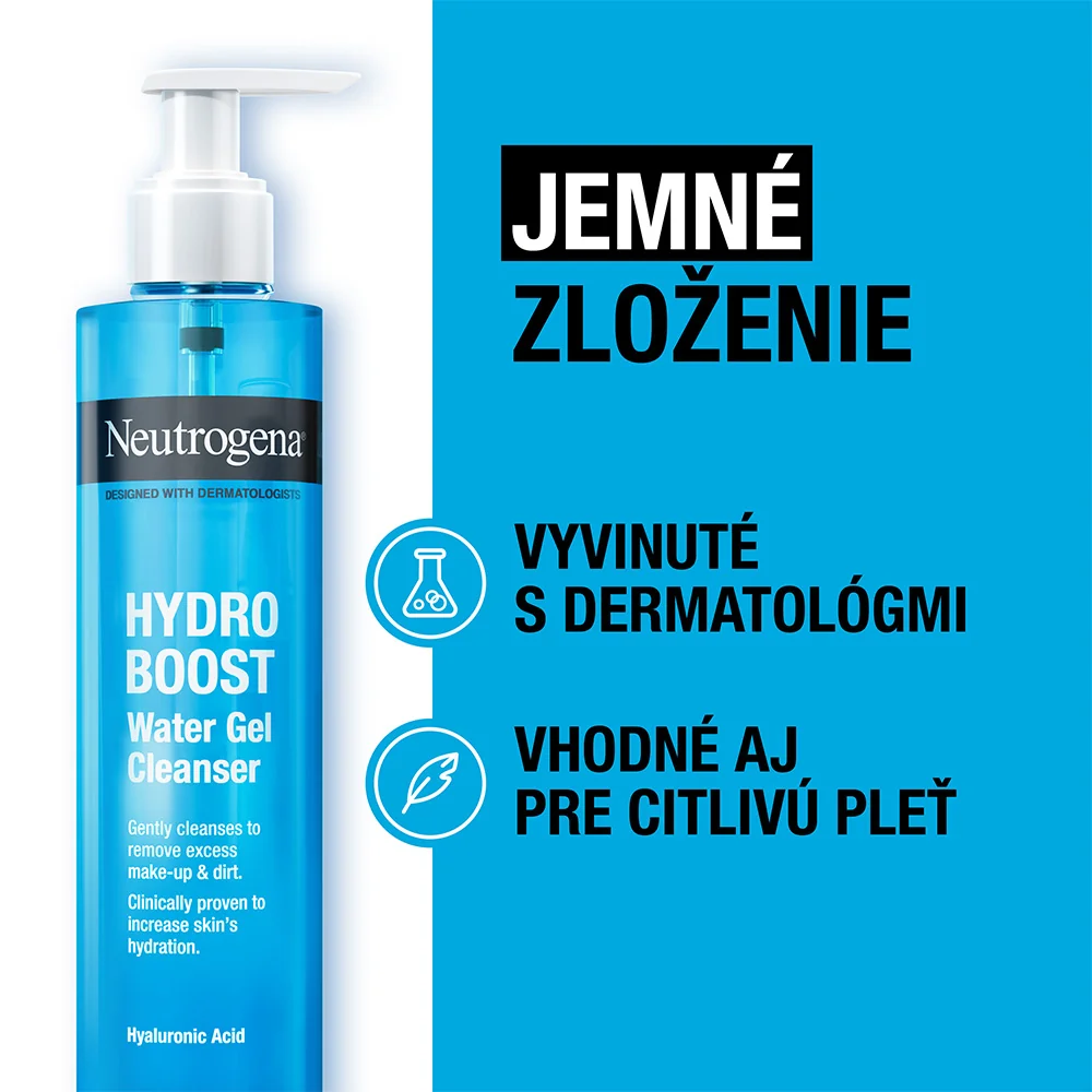 NEUTROGENA Hydro Boost Čistiaci gél 1x200 ml, čistiaci gél