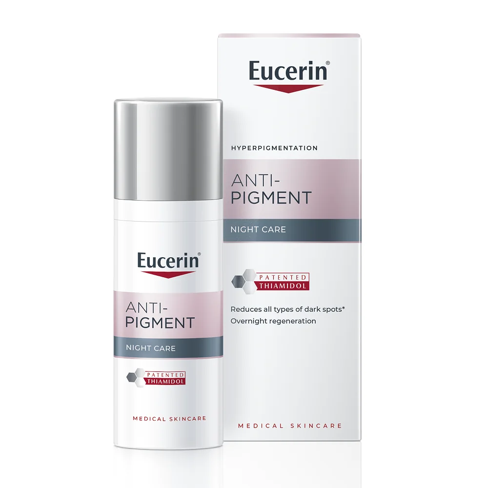 Eucerin ANTI-PIGMENT Nočný krém 1×50 ml, hyperpigmentácia pleti