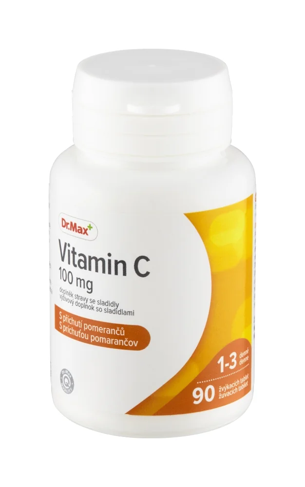 Dr. Max Vitamin C 100 mg 1×90 tbl, výživový doplnok