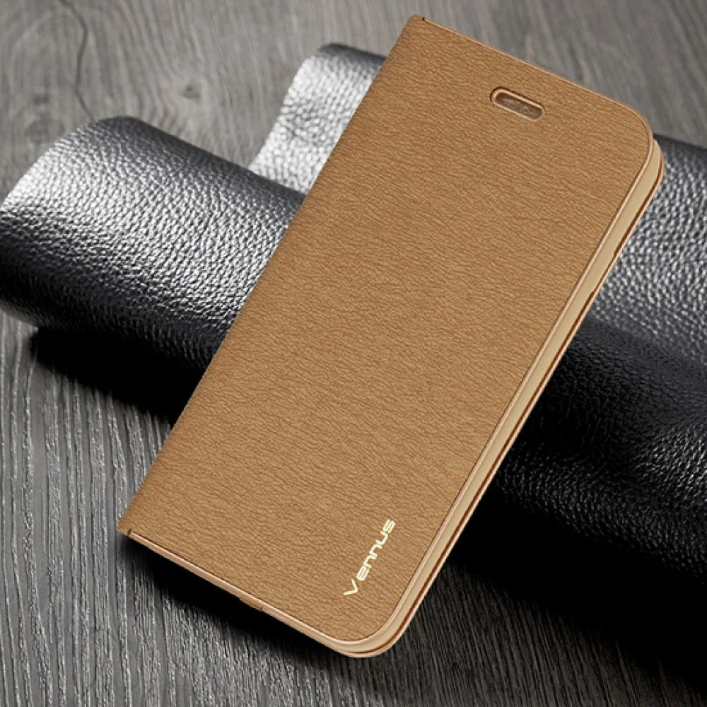 Elegantné knížkové puzdro pre Samsung Galaxy A54 Zlatá