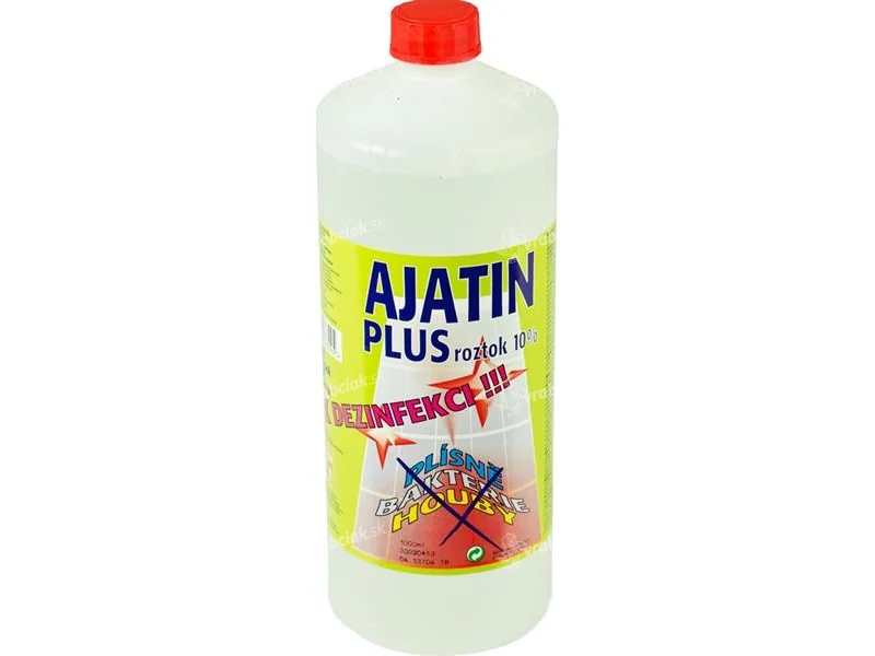 AJATIN PLUS ROZTOK 10% 1×1000 ml, dezinfekcia