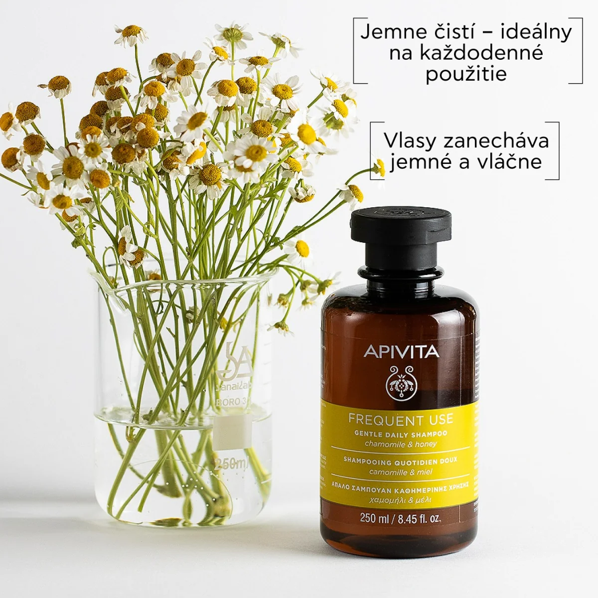 APIVITA Frequent Use Daily Shampoo, 250ml 1×250 ml, šampón pre každodenné použitie