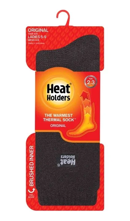 Dámske Heat Holders termo ponožky ORIGINAL jednofarebné Šedá