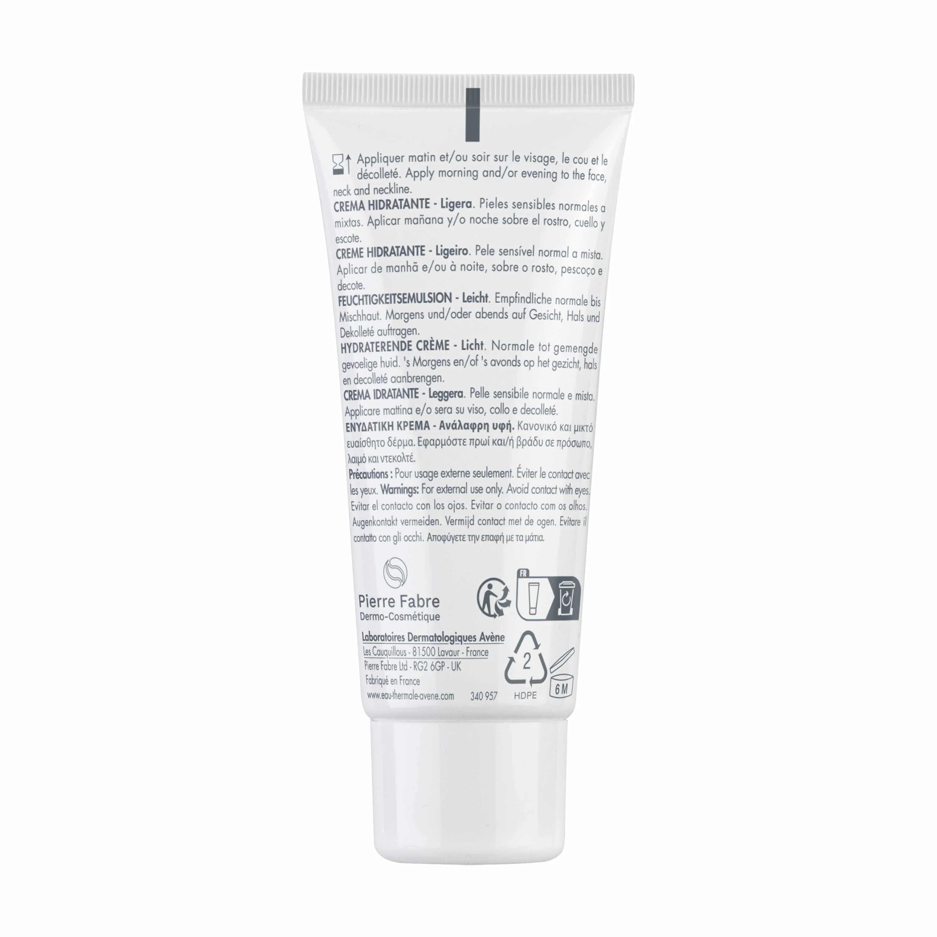 Avène Hydrance Ľahký hydratačný Krém 40 ml
