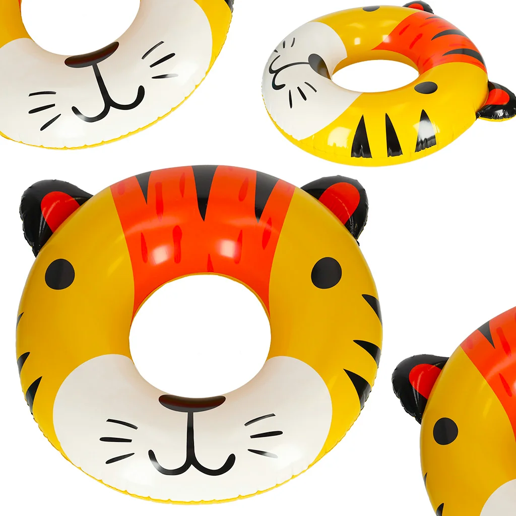 Nafukovací kruh na plážový plávanie kruh tiger 80cm max 60kg