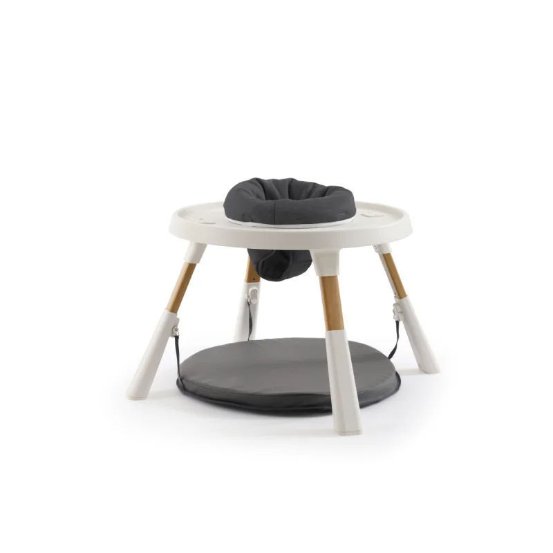 Oyster podnožka pre vysokú stoličku Home Highchair – Fossil, čierna