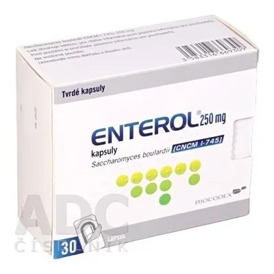 Enterol 250 mg kapsuly 1×30 cps, pomoc pri hnačkových stavoch