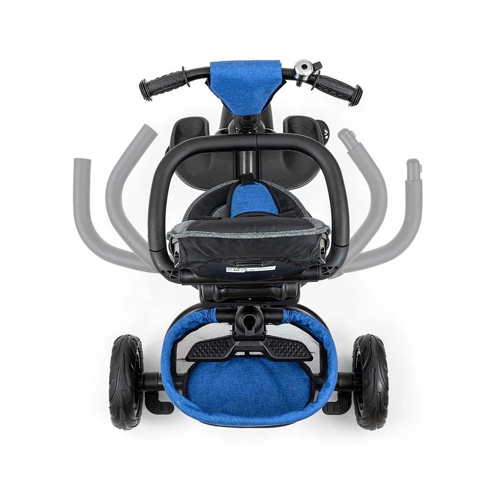 Detská trojkolka 6v1 Milly Mally Stanley navy-black , 20C52842