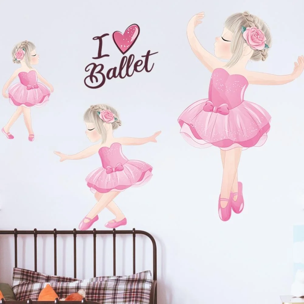 Samolepka na stenu I Love Ballet
