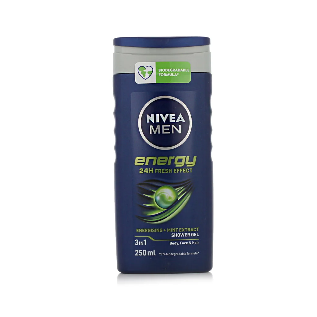 Nivea Men Energy sprchový gél 3v1 s mätou 250 ml
