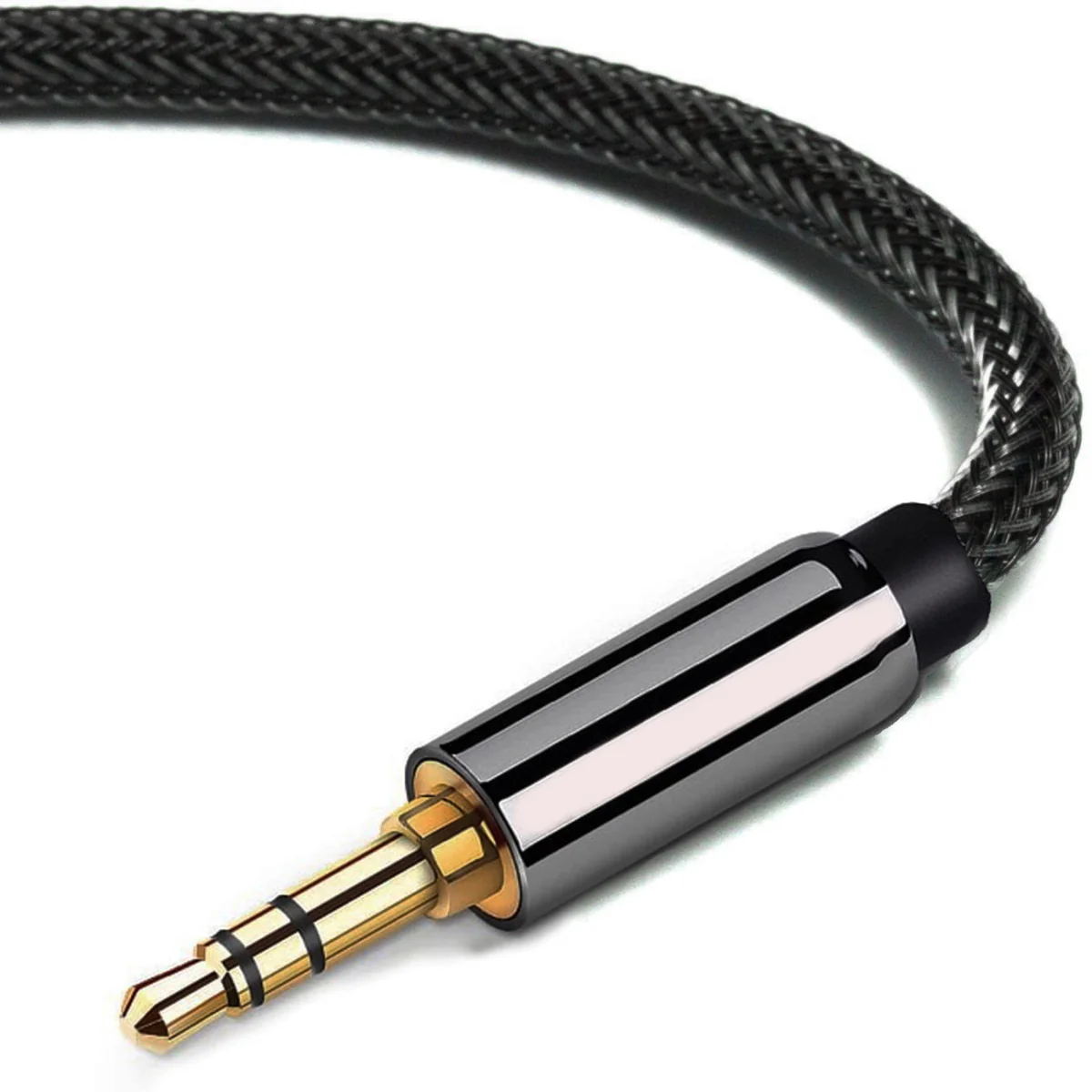 MG audio kábel 3.5mm mini jack F/M 3m, čierny