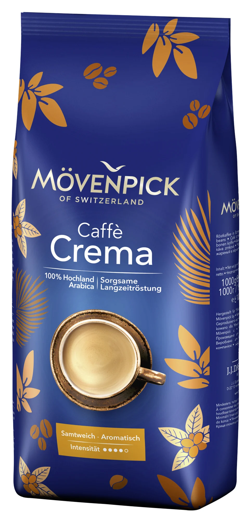 MÖVENPICK CAFFÉ CREMA 1×1000 g, zrnková káva