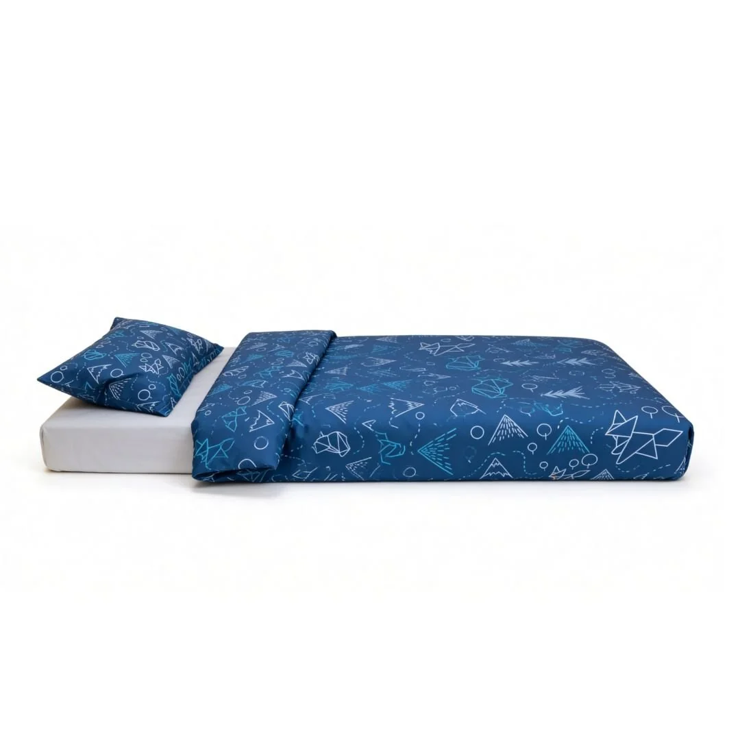 Detské obliečky pre alergikov a atopikov do postieľky Nanobavlna vzor líšky 1+1 90x135, 45x60cm