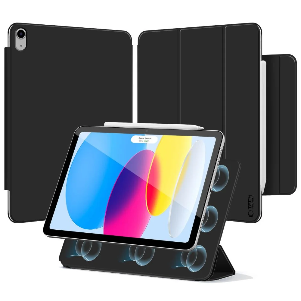 Tech-Protect Smartcase Magnetic puzdro na iPad 10.9'' 10gen 2022 / 11'' 11gen 2025, čierne ' 11gen 2025, čierne