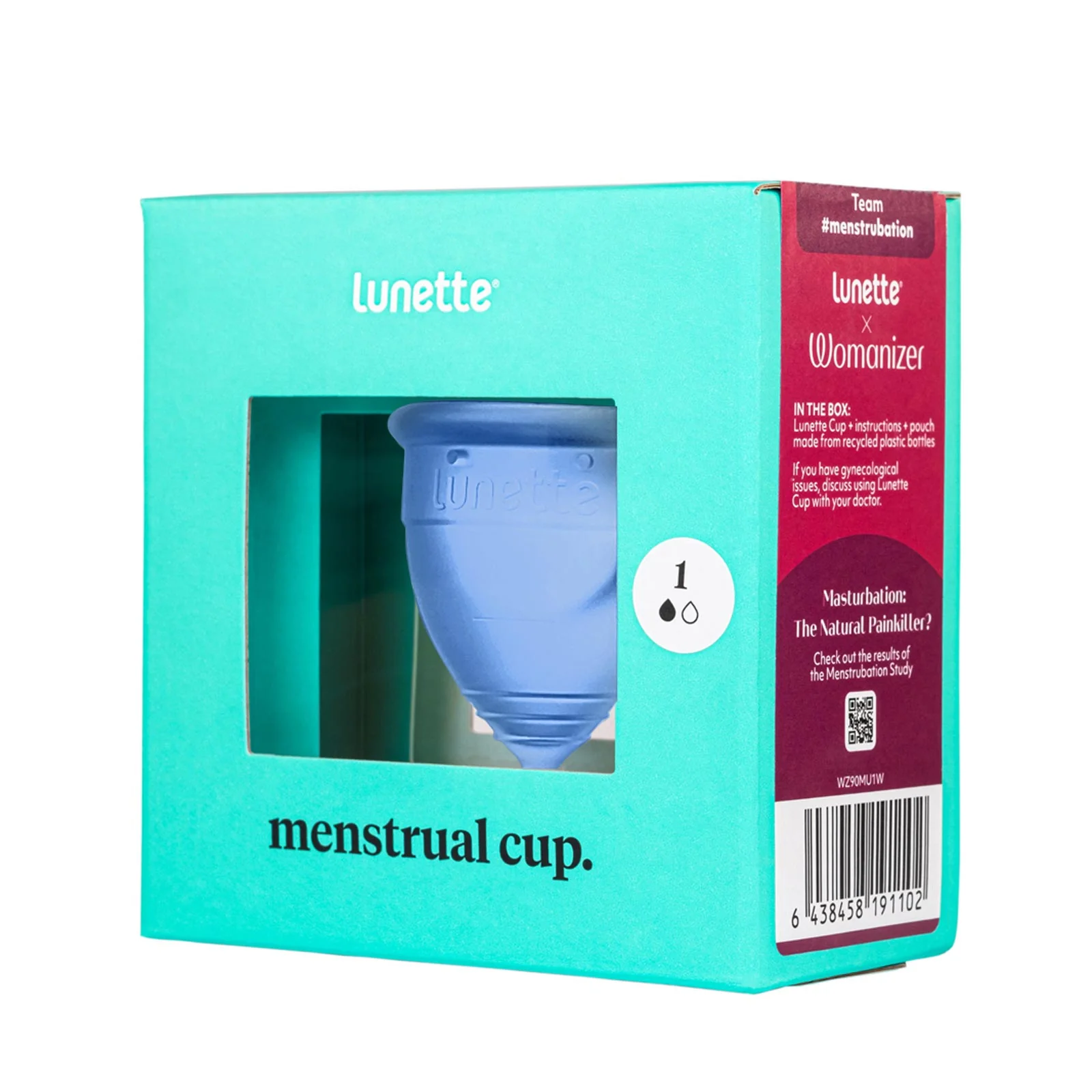 Menštruačný kalíšok - Menstrual Cup modrá