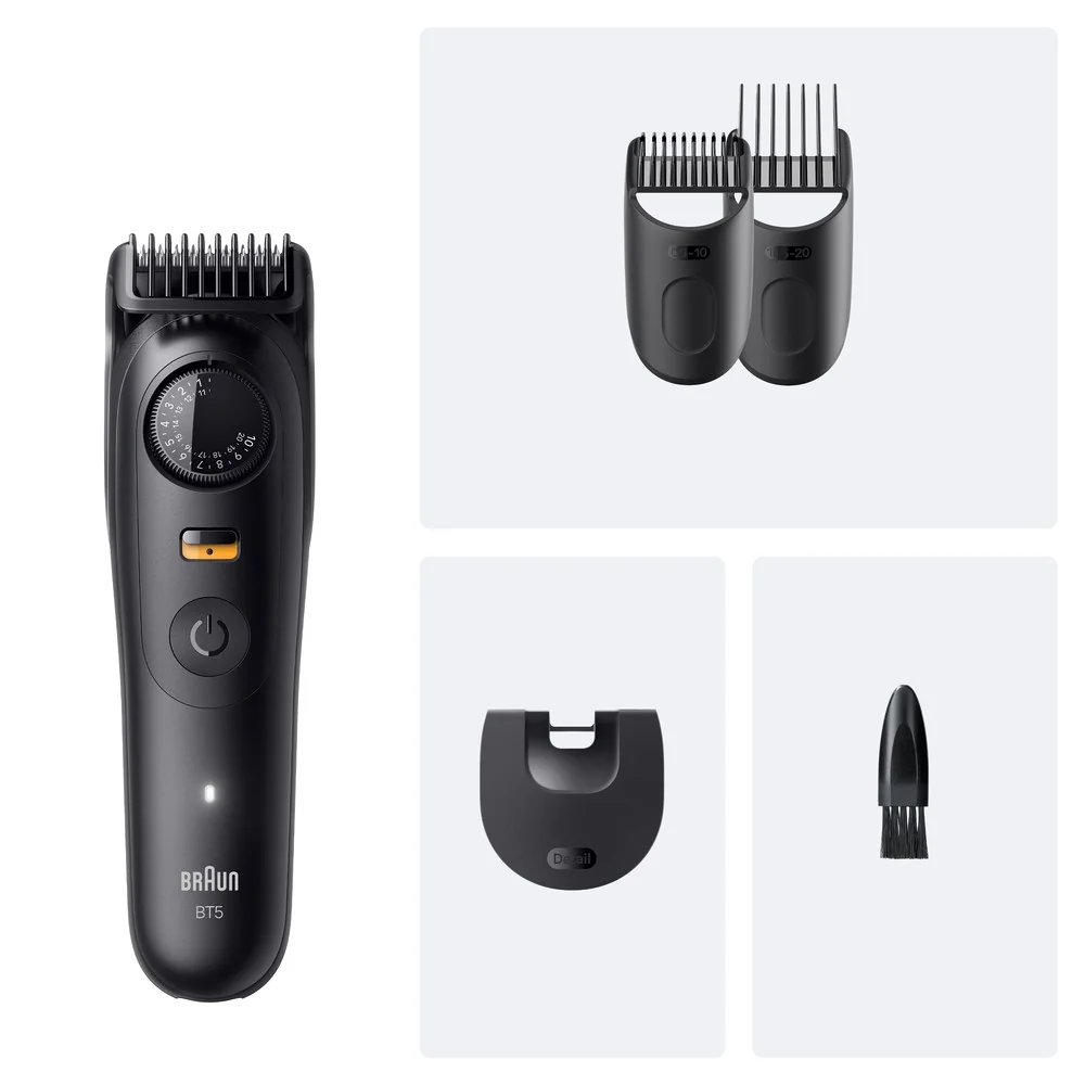 Braun BT5520 Series 5 zastrihávač brady, 4 stylingové nadstavce 1 set