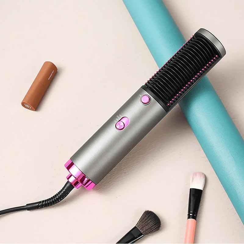 Žehlička na vlasy kefa kulmofén HOT AIR BRUSH zelená